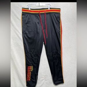 Rockstar Original Mens Jogging Pants Sweats Red Racing Tour Size XXL Ankle Zip